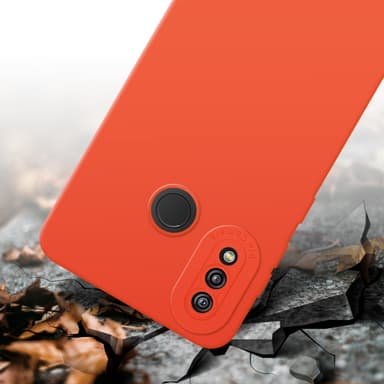 Huawei P20 LITE 2018 / NOVA 3E Cover Etui Case (Orange)