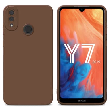 Huawei Y7 2019 / Y7 PRIME 2019 Cover Etui Case (Brun)