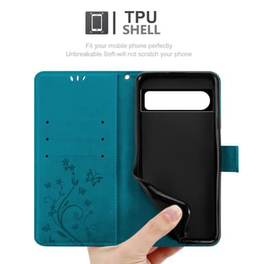 Google Pixel 8 Pro Pungetui Cover Case (Blå)