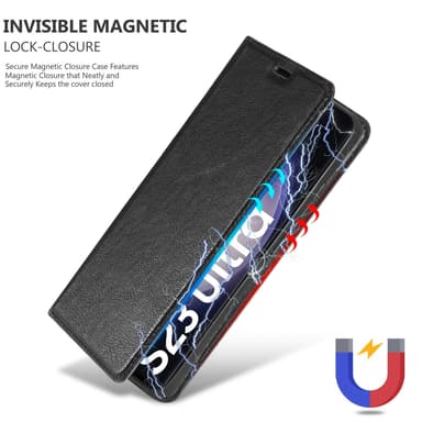 Samsung Galaxy S23 ULTRA Cover Etui Case (Sort)