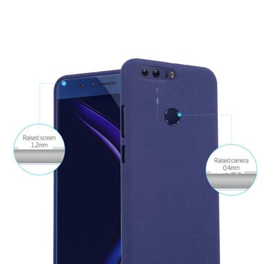 Cover Honor 8 / 8 PREMIUM Etui Case (Blå)