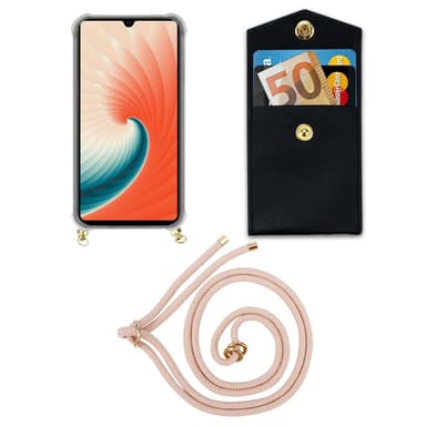 Huawei MATE 20 Etui Cover Kæde (Lyserød)