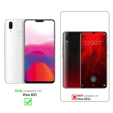 Vivo X21 Cover Etui Case (Brun)