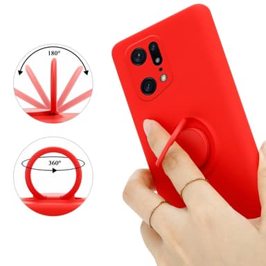 Oppo FIND X5 PRO Cover Etui Case (Rød)
