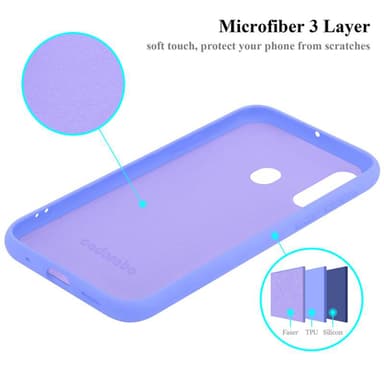 Samsung Galaxy A60 / M40 Cover Etui Case (Lilla)