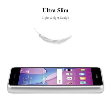 Huawei Y6 PRO 2017 Cover Etui Case (Sølv)