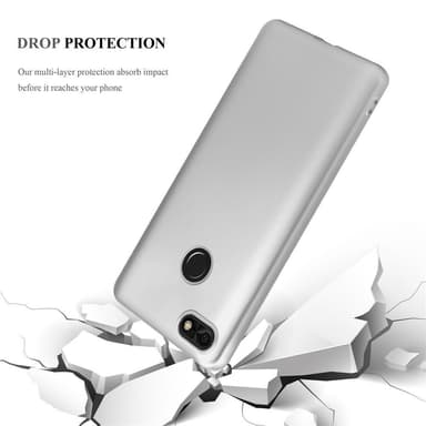 Huawei Y6 PRO 2017 Cover Etui Case (Sølv)