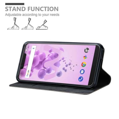 WIKO VIEW 2 GO Cover Etui Case (Brun)