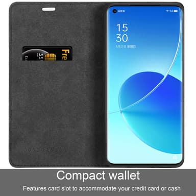 Oppo Reno6 PRO 5G Cover Etui Case (Sort)