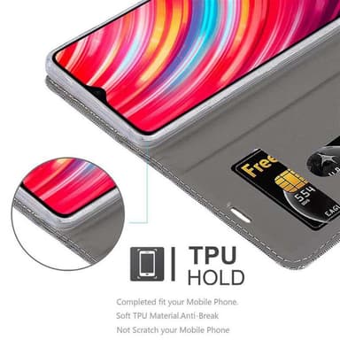 Xiaomi RedMi NOTE 8 PRO Pungetui Cover Case (Grå)