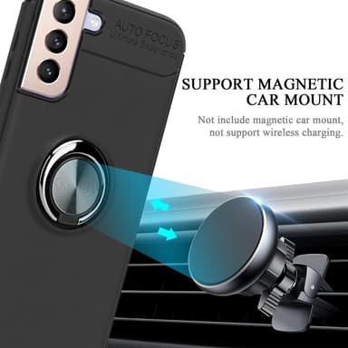 Cover Samsung Galaxy S21 PLUS Etui Case (Sort)