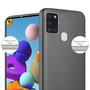 Samsung Galaxy A21s Cover Etui Case (Grå)