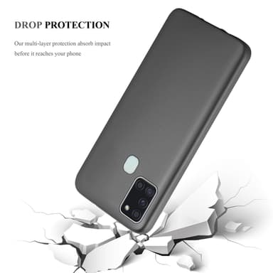 Samsung Galaxy A21s Cover Etui Case (Grå)