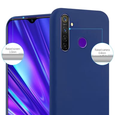 Cover Realme 5 / 5i / 6i / C3 Etui Case (Blå)