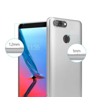 ZTE Blade V9 Cover Etui Case (Sølv)