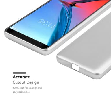 ZTE Blade V9 Cover Etui Case (Sølv)