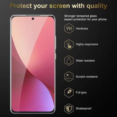 Xiaomi 12 / 12X 3x Skærmbeskytter Beskyttelsesglas