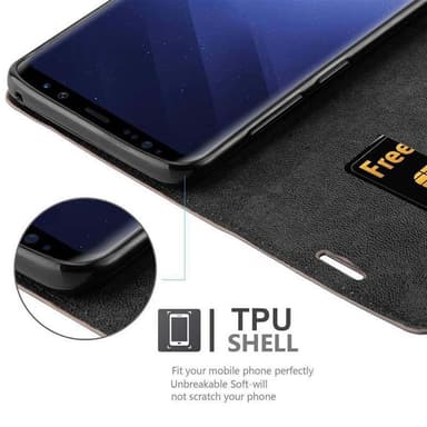 Samsung Galaxy S9 PLUS Cover Etui Case (Brun)