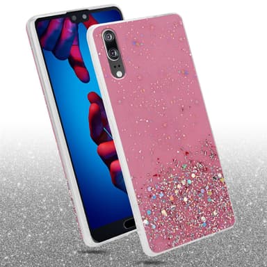 Huawei P20 Cover Etui Case (Lyserød)