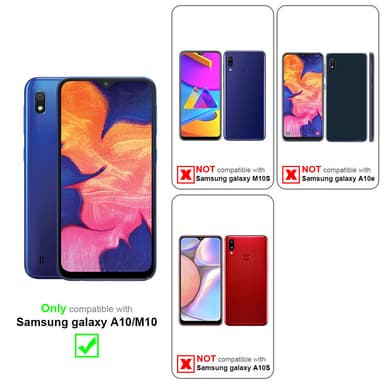 Samsung Galaxy A10 / M10 Pungetui Cover Case (Grå)