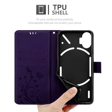 Nothing Phone (1) Pungetui Cover Case (Lilla)