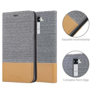 LG K7 2016 Pungetui Cover Case (Grå)
