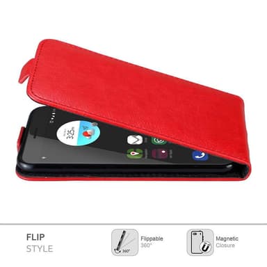 ZTE Blade V7 Pungetui Flip Cover (Rød)