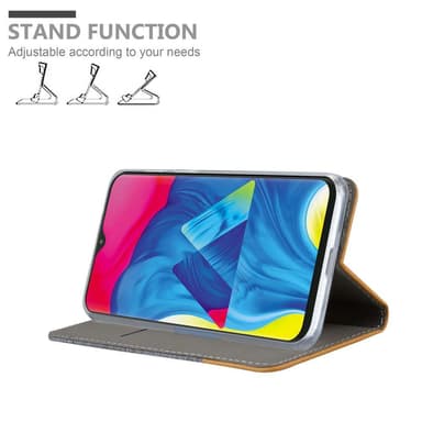 Samsung Galaxy A10 / M10 Pungetui Cover Case (Grå)