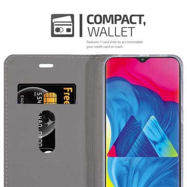 Samsung Galaxy A10 / M10 Pungetui Cover Case (Grå)