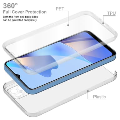 Cover Oppo A16s / A54s Etui Case (Gennemsigtig)