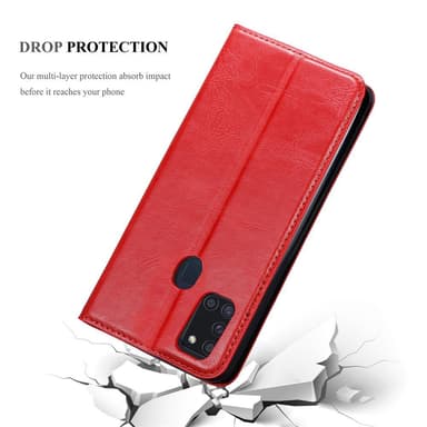 Samsung Galaxy A21s Cover Etui Case (Rød)
