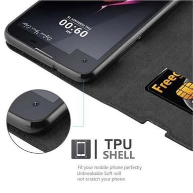 LG X SCREEN Cover Etui Case (Sort)