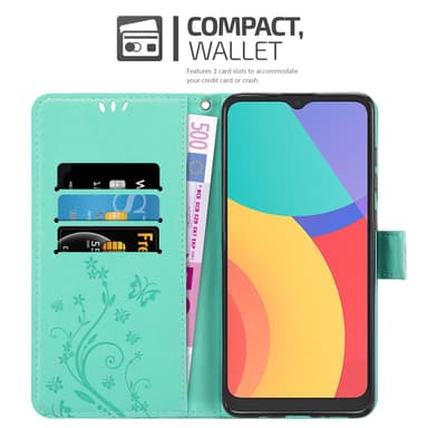 Alcatel 1S 2021 / 3L 2021 Pungetui Cover Case (Turkis)