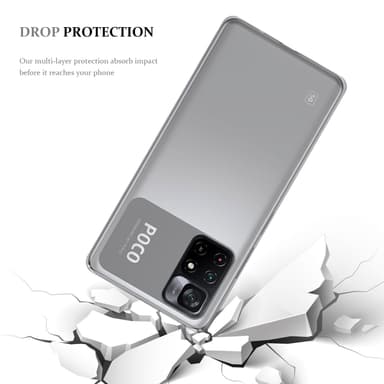 Xiaomi POCO M4 PRO 5G Cover TPU Etui (Gennemsigtig)