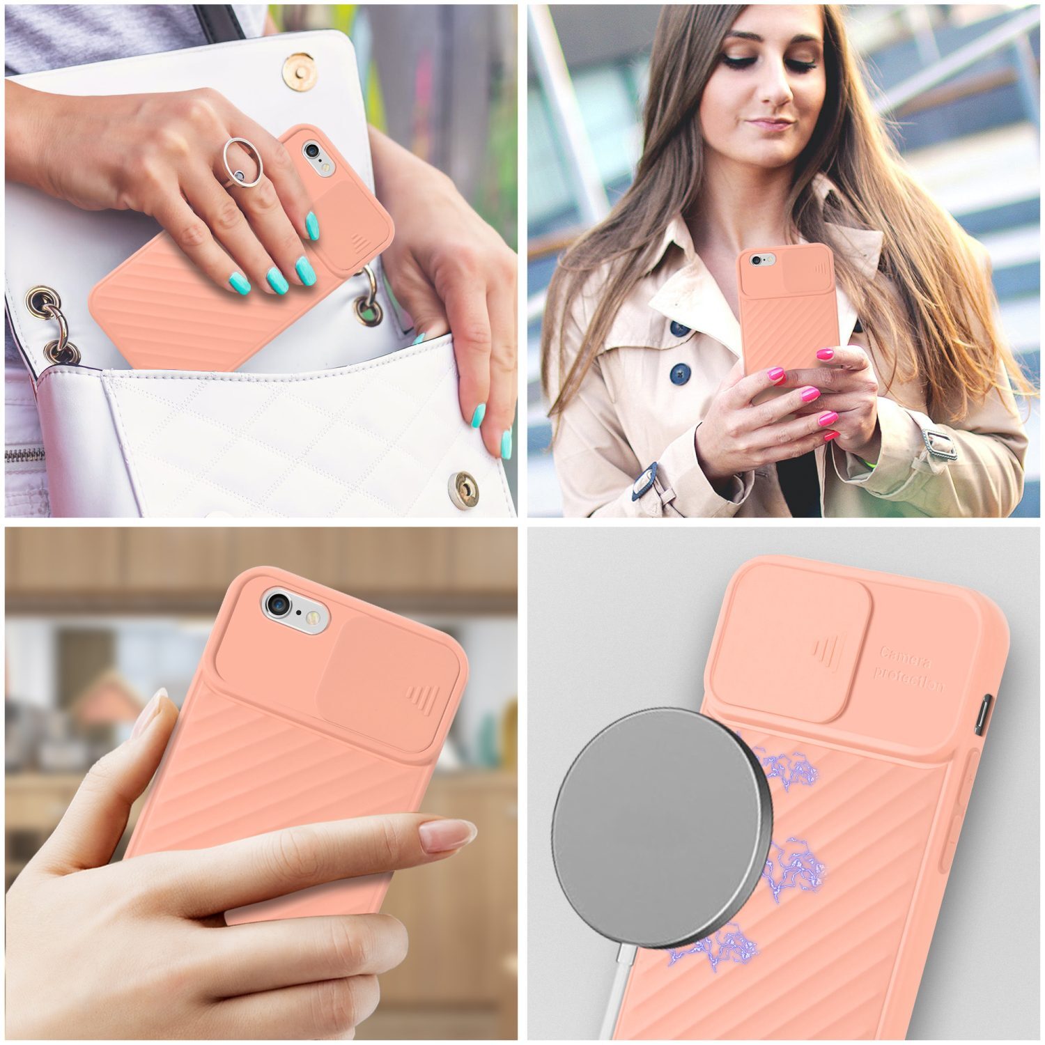 iPhone 6 PLUS / 6S PLUS Cover Etui Case (Lyserød)