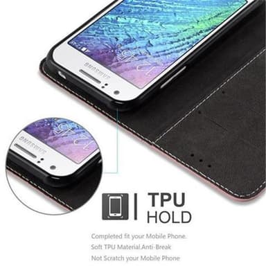 Samsung Galaxy J1 2015 Etui Case Cover (Lyserød)