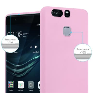 Cover Huawei P9 Etui Case (Lyserød)