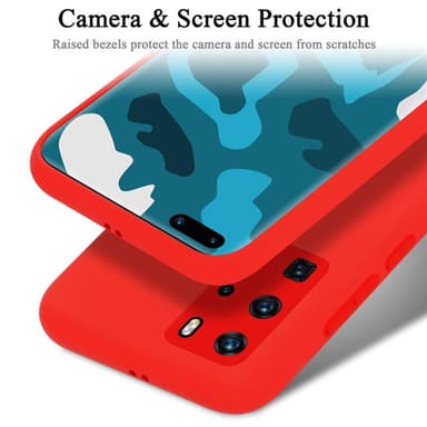 Huawei P40 PRO / P40 PRO+ Cover Etui Case (Rød)