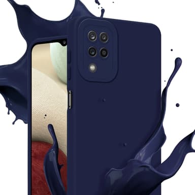 Samsung Galaxy A12 / M12 Cover Etui Case (Blå)