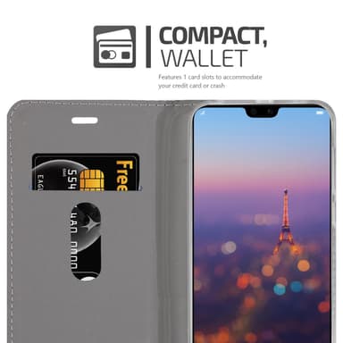Huawei P20 PRO / P20 PLUS Pungetui Cover Case (Grå)
