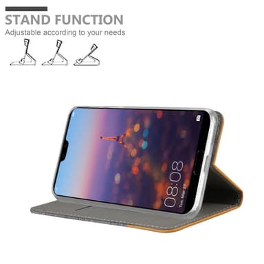 Huawei P20 PRO / P20 PLUS Pungetui Cover Case (Grå)