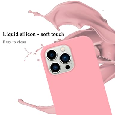 iPhone 14 PRO MAX Cover Etui Case (Lyserød)