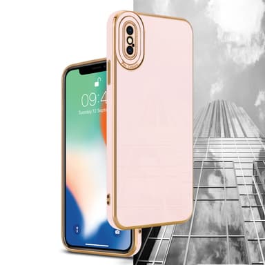 Cover iPhone XS MAX Etui Case (Lyserød)