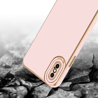Cover iPhone XS MAX Etui Case (Lyserød)