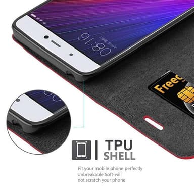 Xiaomi Mi 5s Cover Etui Case (Rød)