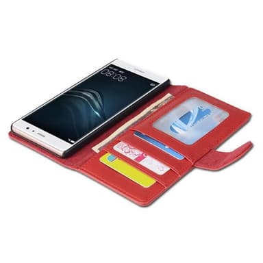 Huawei P9 Pungetui Cover (Rød)