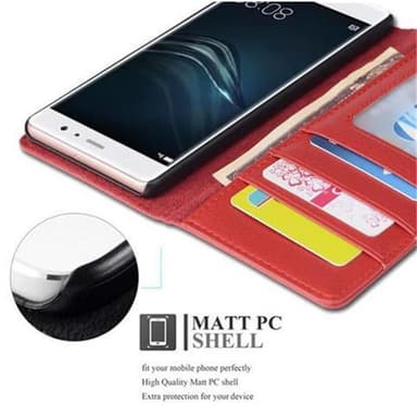 Huawei P9 Pungetui Cover (Rød)