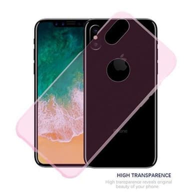 iPhone X / XS Cover TPU Etui (Lyserød)