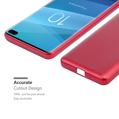 Samsung Galaxy S10 PLUS Cover Etui Case (Rød)