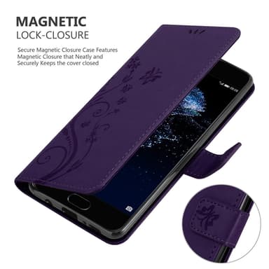 Huawei P10 Pungetui Cover Case (Lilla)